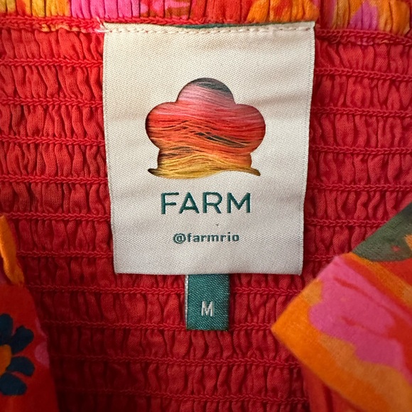 Farm Rio Floral Sleeveless Dress with Bow - Picture 6 of 6